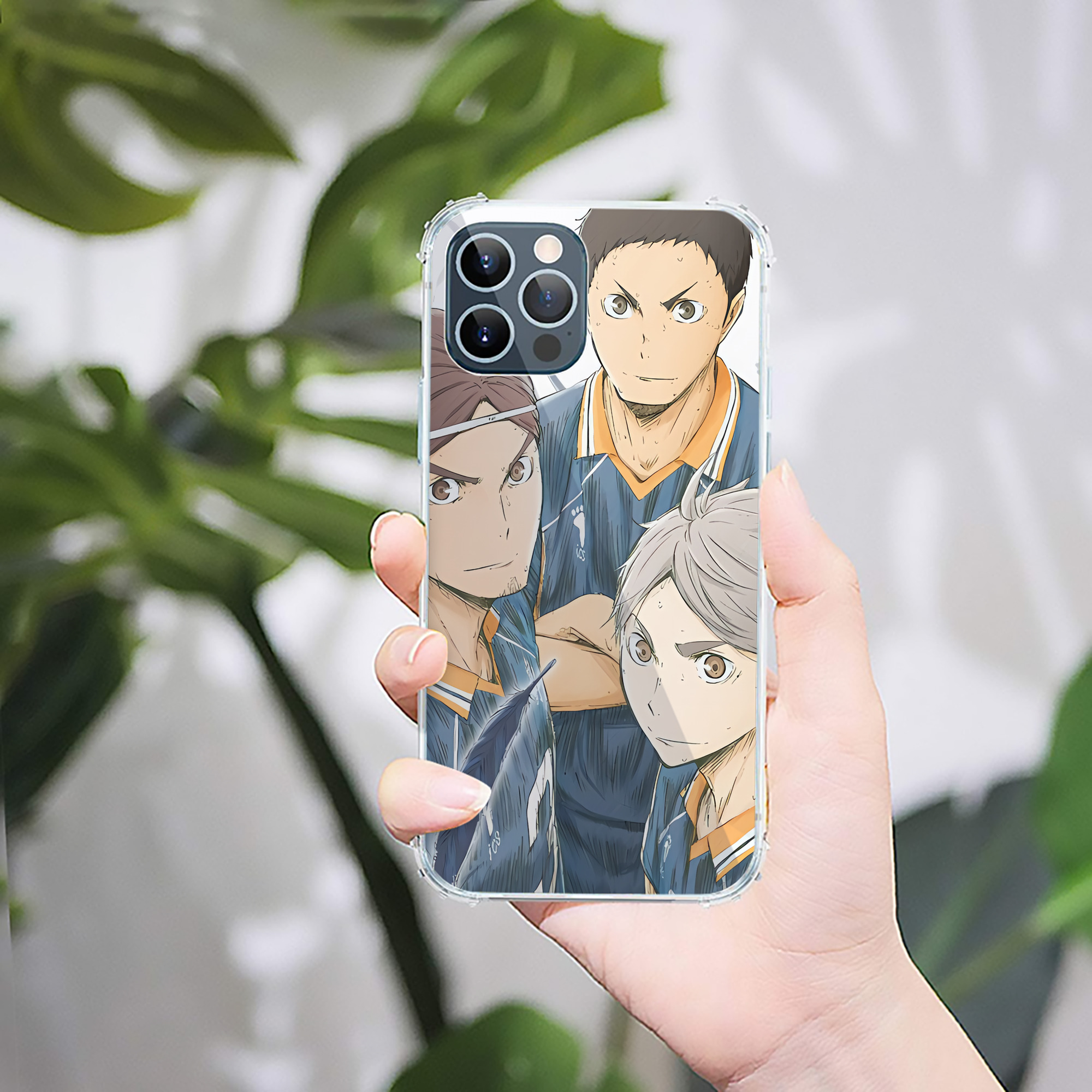 （画像用） ハイキュー!! Haikyu!! 【iPhone 12シリーズ対応】透明スマホケース（クリアソフトケース）